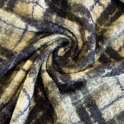 BUKLE S KNIT BRUSH DSN # CHECKS # GREEN