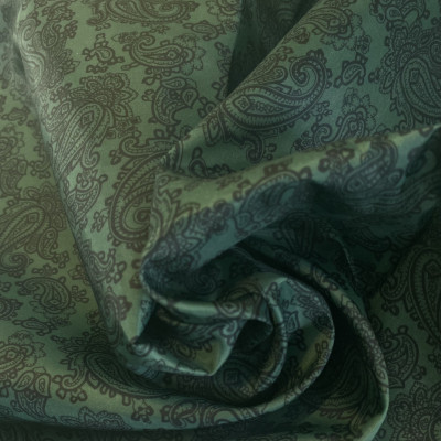 POST P ACETAT PRT DSN # B PAISLEY # GREEN YET SET