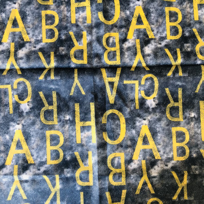 POST P ACETAT PRT DSN # B LETTERS # BLACK LIME