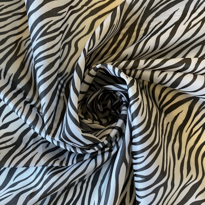 POST P ACETAT PRT DSN # ZEBRA # BLACK WHITE