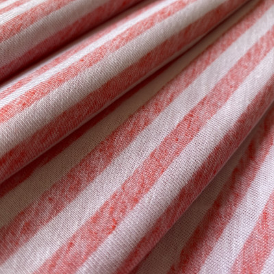 LINEN KNIT S TEX-779 STR # WHISTLER TINNER # BRIGHT CORAL