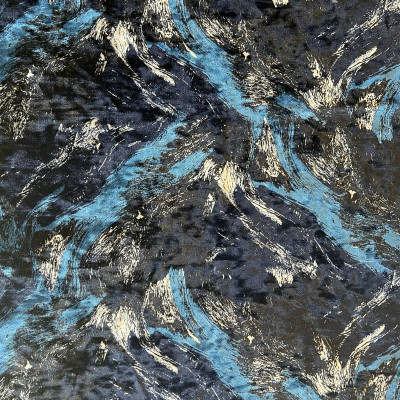 PLIS S DGT PRT DSN # MARBLE # BLUE NAVY