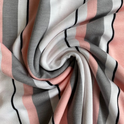 VISKOZA PL. TT-24 LIKRA PRT KH DSN # SOFT STRS # ROSE