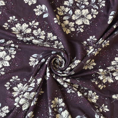 VISKOZA PL. TT-24 LIKRA PRT KH DSN # M FLOWER 5428 # GAINSBORO