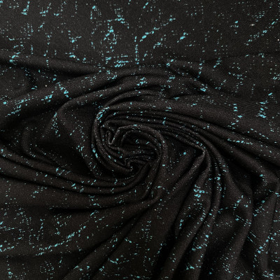 B VISKOZA PL. TT-24 LIKRA DGT PRT DSN # 18254 PAISLEY # PEACOCK BLUE