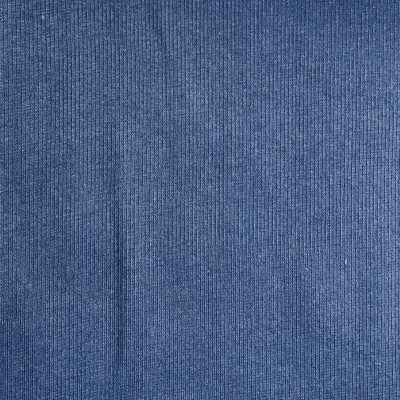 RENDER FUTER JEANS BLUE širine 1.1 m, gramaže 316 g/m2. Elastični pamučni render za futer, rebraste strukture, za izradu ranfli.