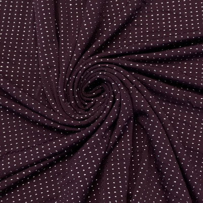 POLY KNIT 32441 DROPS DSN # 2 SILVER DROPS # WINE TASTE