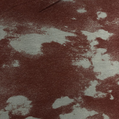 SINGL TT-072 LIKRA PRT DSN # 1621 TIE DYE # BURGUNDY