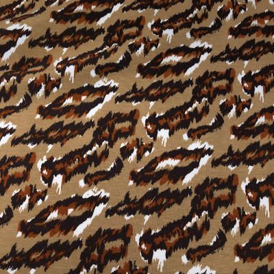 SINGL TT-072 LIKRA PRT DSN # ZEBRA # BOMBAY BROWN