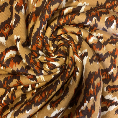 SINGL TT-072 LIKRA PRT DSN # ZEBRA # BOMBAY BROWN