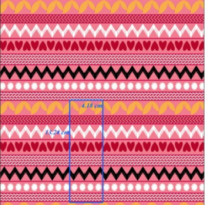 SINGL TT-072 LIKRA PRT DSN # GEO STRIPE