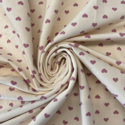 SINGL TT-070 LIKRA PRT DSN # SIMPLY HEART # MAUVE