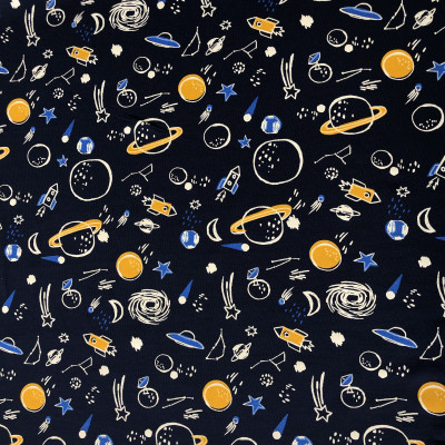 SINGL TT-072 LIKRA DCH PRT DSN # SKETCHED SPACE # JEANS