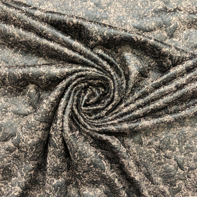 VISKOZA PL. MEL C FOIL DSN # BAROK # DEEP TAUPE BLACK