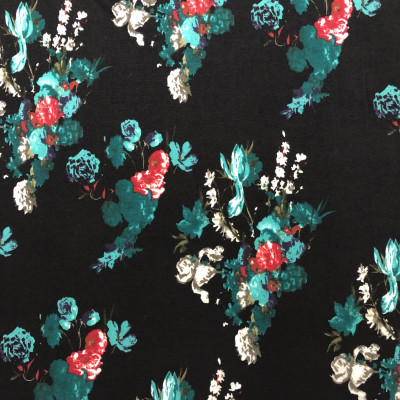 POLY KNIT ANNA 62305 PRT DSN # 0664 # FLOWER