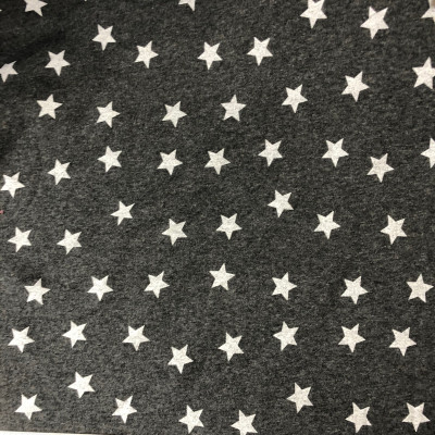 FUTER BONDED FUR LUX PRT DSN # STARS # D GRAY WHITE