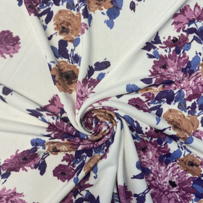 SCUBA S CREP NEW PRT DSN # BLOSSOM # WHITE