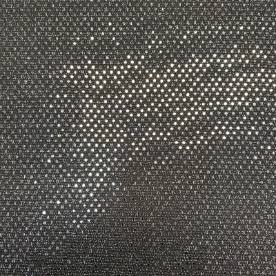 POLY KNIT BRILIANT EMB DSN # 2 DOTS # BLACK SLV