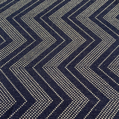 POLY KNIT BRILIANT LRX NEW DSN # 5432 ZIK ZAK # NAVY SLV