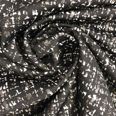 SCUBA S FOIL PRT DSN # BUKLE # BLACK GOLD