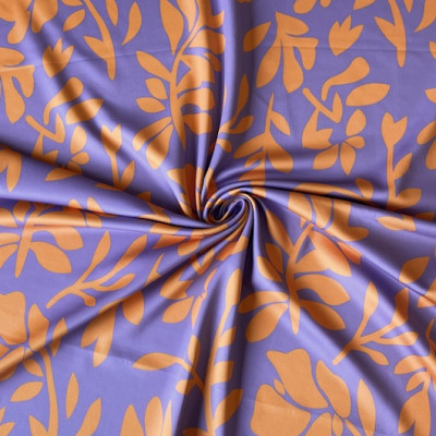 SCUBA S DGT PRT DSN # FLOWERS # AMBER LAVANDER