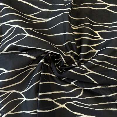 KOSULJAR CO COTTON VOILE DGT PRT DSN # LINE NET # BLACK