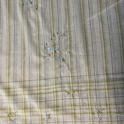 KOSULJAR CO Y/D CHECK WITH EMB GREEN