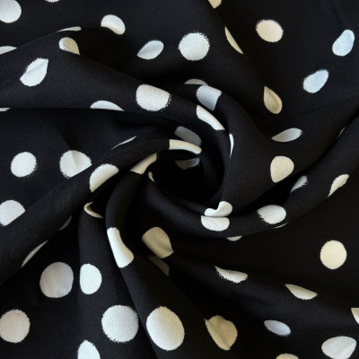 KOSULJAR VIS CHALIS T DGT PRT DSN # BLUR DOT # BLACK WHITE OFF