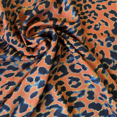 KOSULJAR VIS RYN TWILL DGT PRT DSN # LEOPARD # MINK GINGER