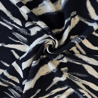 KOSULJAR VIS N DGT PRT DSN # ZEBRA # BLACK BEIGE