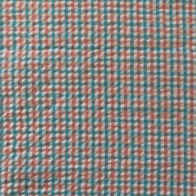 KOSULJAR CO SEERSUCKER DSN # 0063 # AQUA ROSE 3