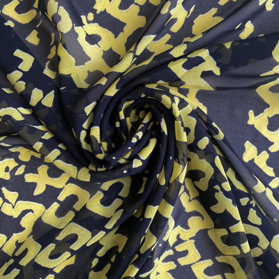 KOSULJAR S MUSLIN SARA PRT DSN # GEO # BLACK YELLOW