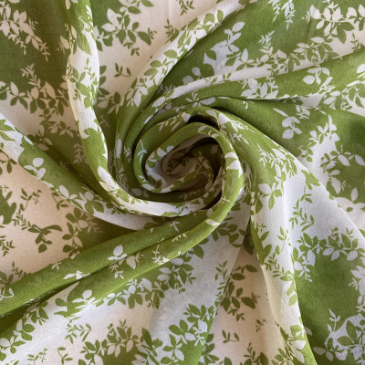 KOSULJAR S MUSLIN SARA PRT DSN # S LEAVES # OASIS GREEN