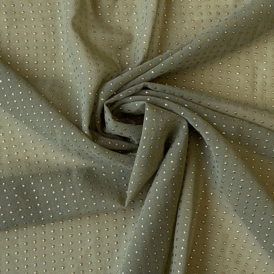 KOSULJAR S MUSLIN CREP DROPS DSN # S DROPS # D MATCHA GREEN GOLD