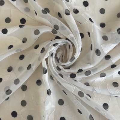 KOSULJAR S MUSLIN LEA JQD PRT DSN # M DOTS # ANGORA BLACK
