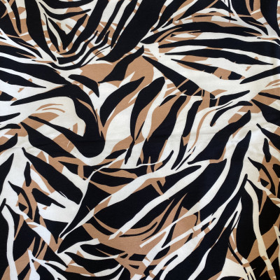 KEPER VIS BENGALIN PRT DSN # ANIMAL 2206 # BLACK BEIGE