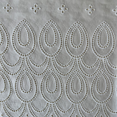 KOSULJAR CO BORDER EMB NEW DSN # 2123 BORDER # WHITE