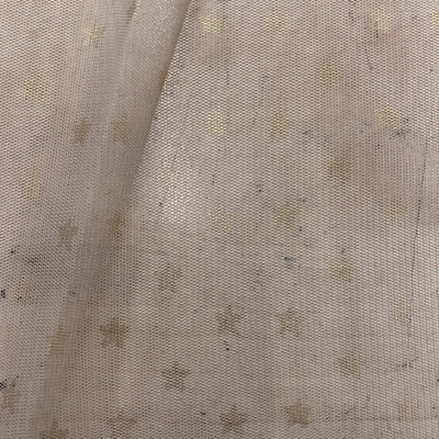 TIL S LRX PRT DSN # STARS # BEIGE GOLD