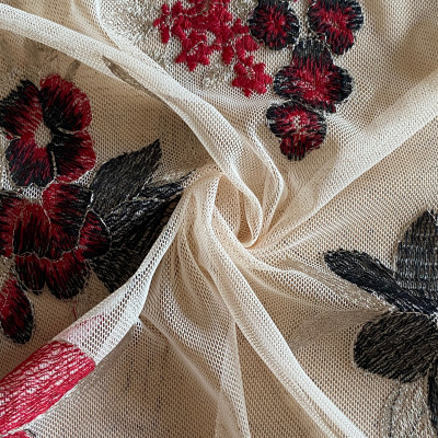 TIL S ROMANTIC LRX DSN # 170353 # BLACK BEIGE RED