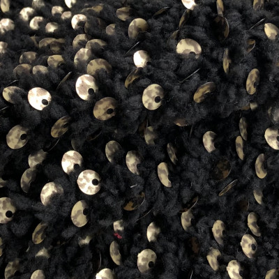 SLJOKICE S FUR SEQUIN MIX DSN # 7879 # GOLD