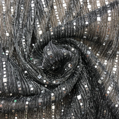 TIL S MOONL SPGLE DSN # CHECKS & DOTS # BLACK SLV