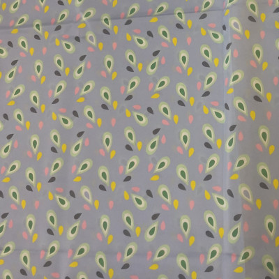 RAINCOAT S DGT PRT DSN # PAISLEY # LAVANDA