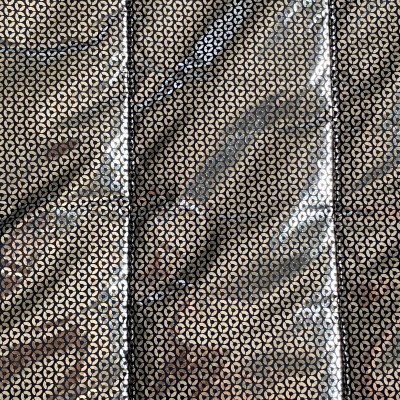 RAINCOAT S STEP FOIL DSN # B LINE # SEQUINS BLACK