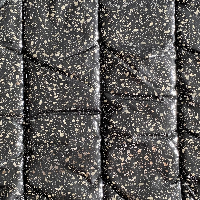 RAINCOAT S STEP FOIL DSN # B LINE # DOTS BLACK