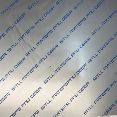 RAINCOAT S REFLECTIVE PRT DSN # LETTERS # GRAY BLUE