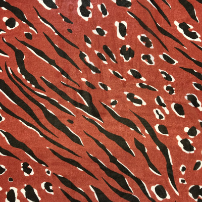 KOSULJAR S MUSLIN IMPERIAL PRT DSN # 6634 ANIMAL # RED