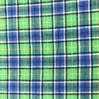 KOSULJAR CO FLANNEL OXFORD DSN # 0594 # GREEN BLUE