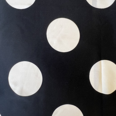 KOSULJAR VIS CHALIS PRT DSN # B DOTS # BLACK WHITE OFF