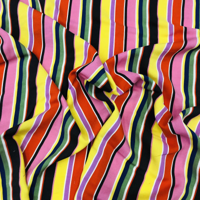 KOSULJAR VIS CHALIS PRT DSN # 711 STRS # PURPLE YELLOW