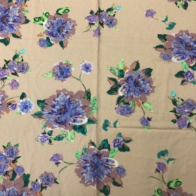 KOSULJAR VIS CHALIS DGT PRT DSN # PAINTED FLOWERS # VANILA ROSE